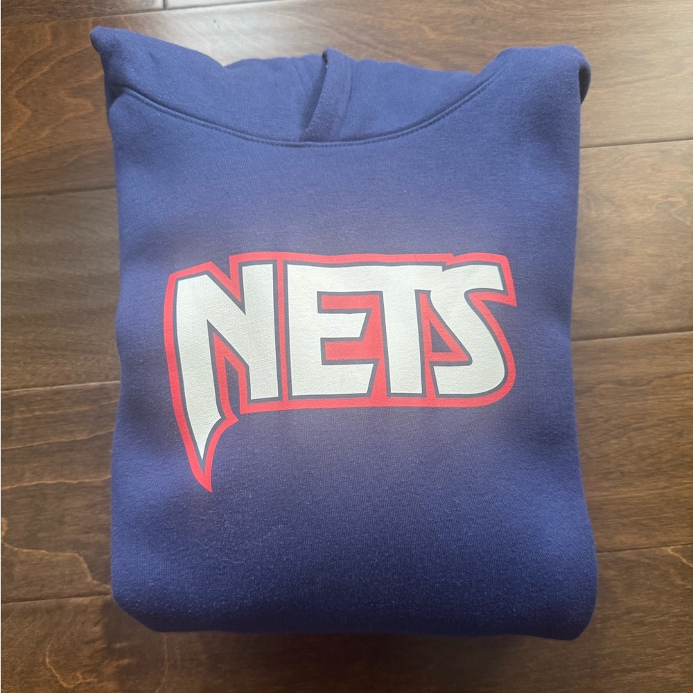 Big Boys Nike NBA NETS Navy hoodie, Size L